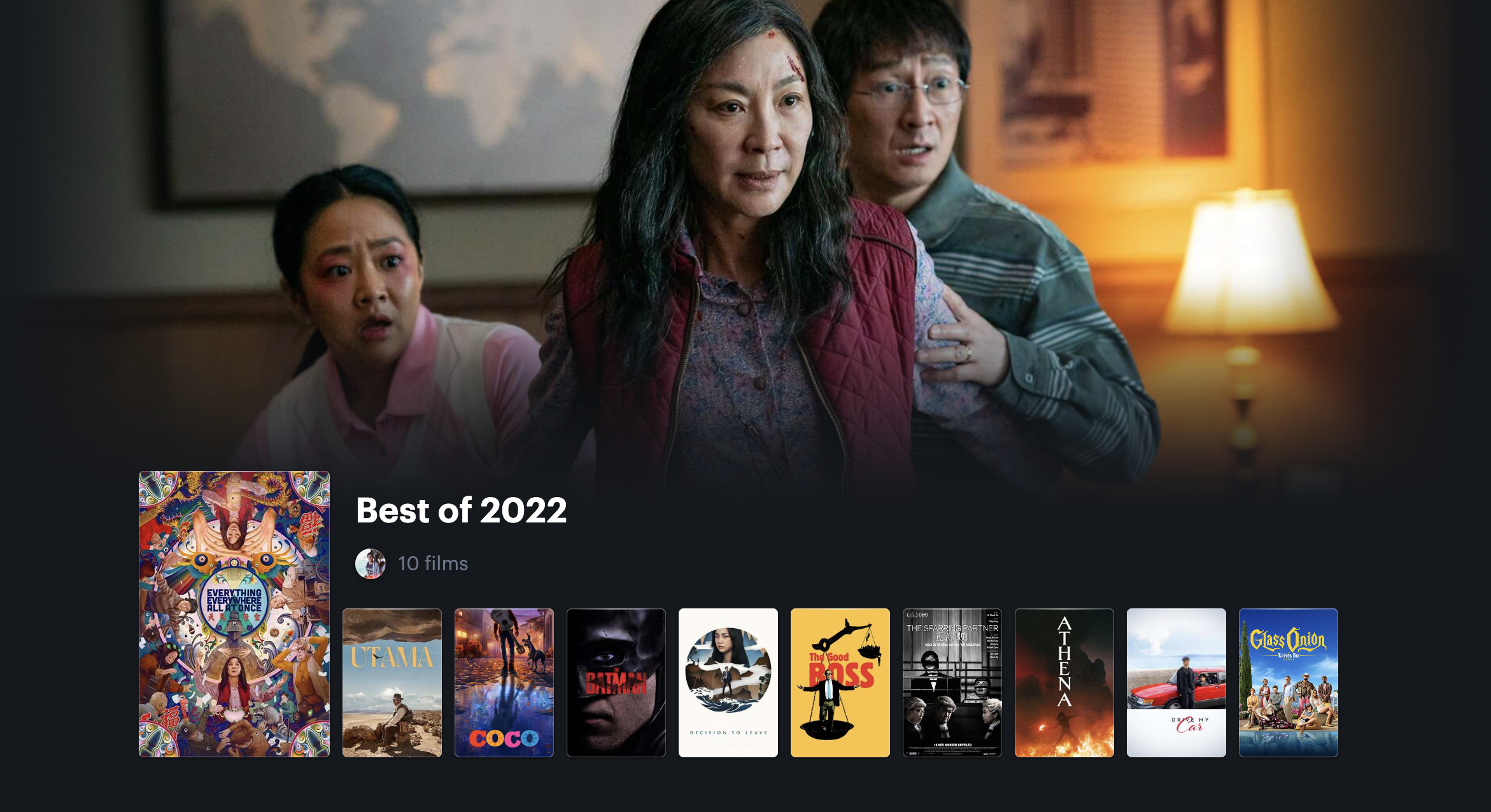 Best of 2022 Stats on Letterboxd