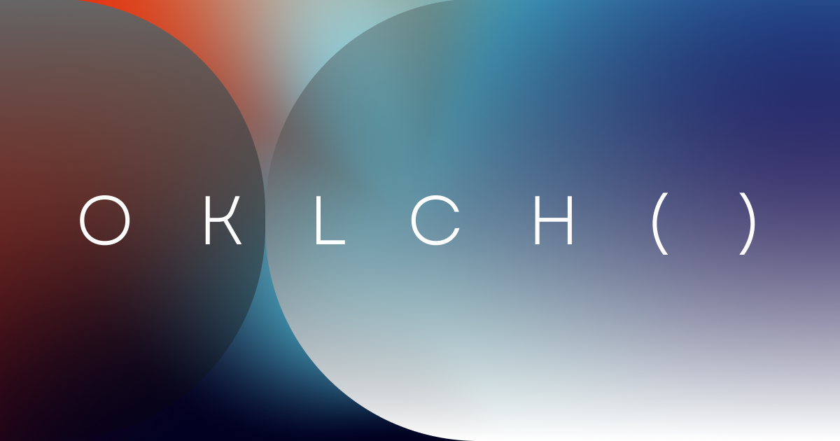 OKLCH, explained for designers