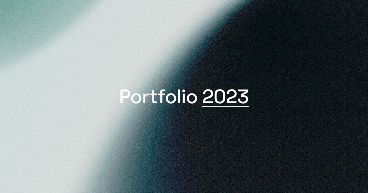 Portfolio Day 2023